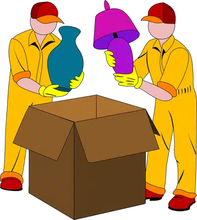 movers, packing, box