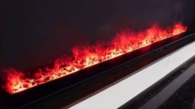 La tendance des cheminées électriques encastrables : un feu réaliste sans contraintes