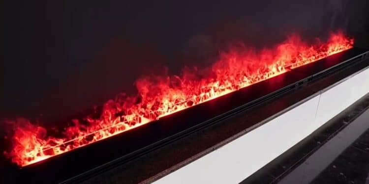 La tendance des cheminées électriques encastrables : un feu réaliste sans contraintes