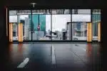 gray ceramic tiles building interior