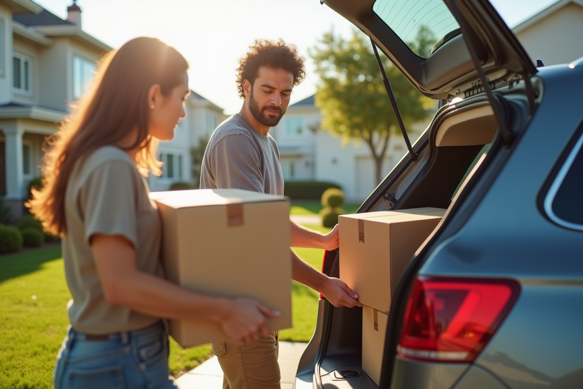 manutention cartons