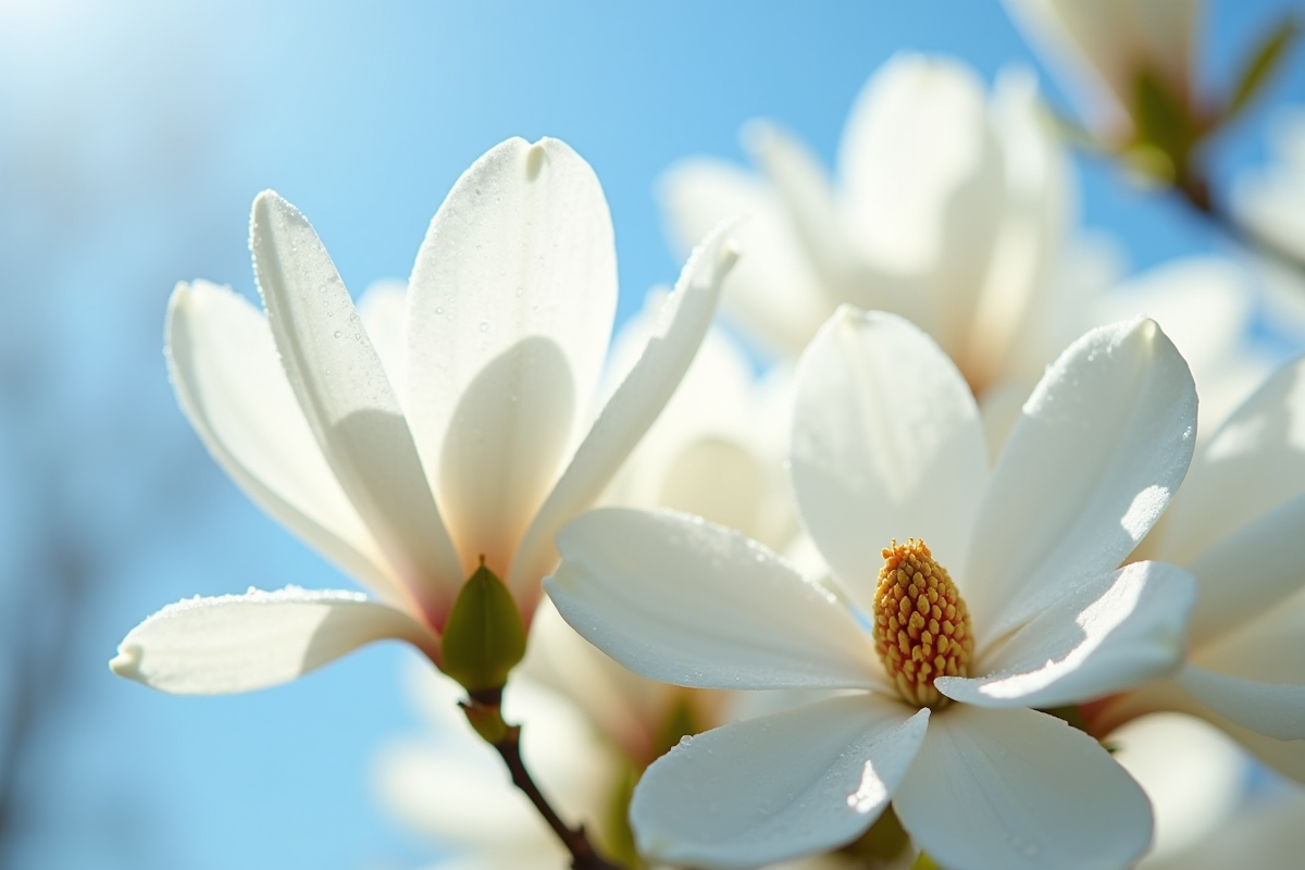 fleurs blanches