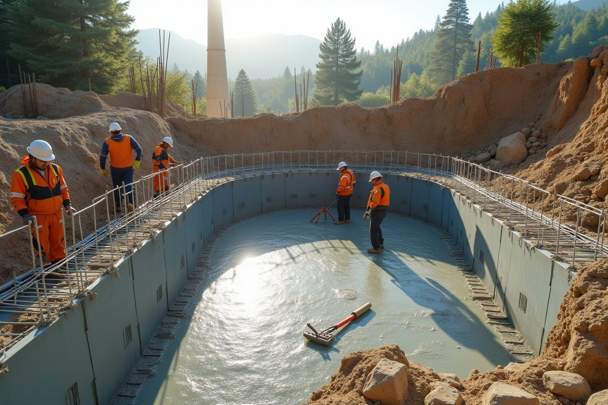 piscine béton