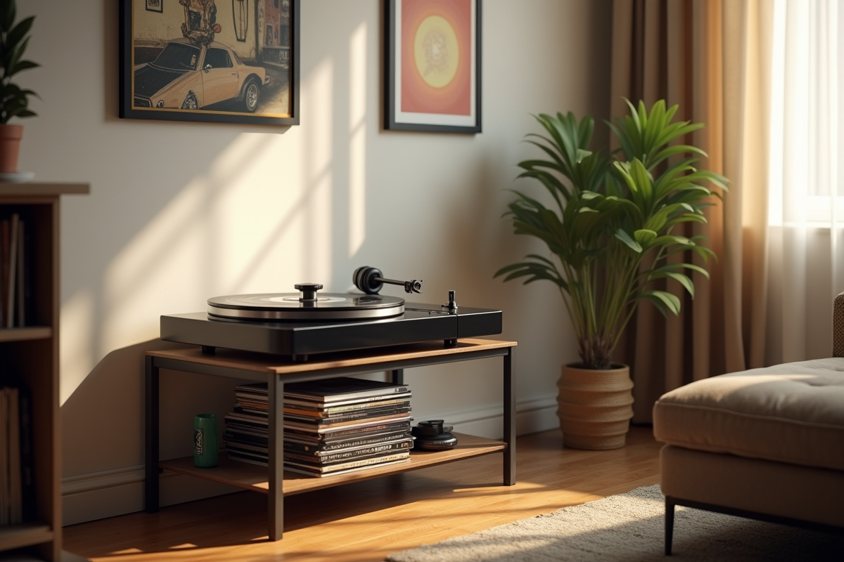 meuble tourne-disque