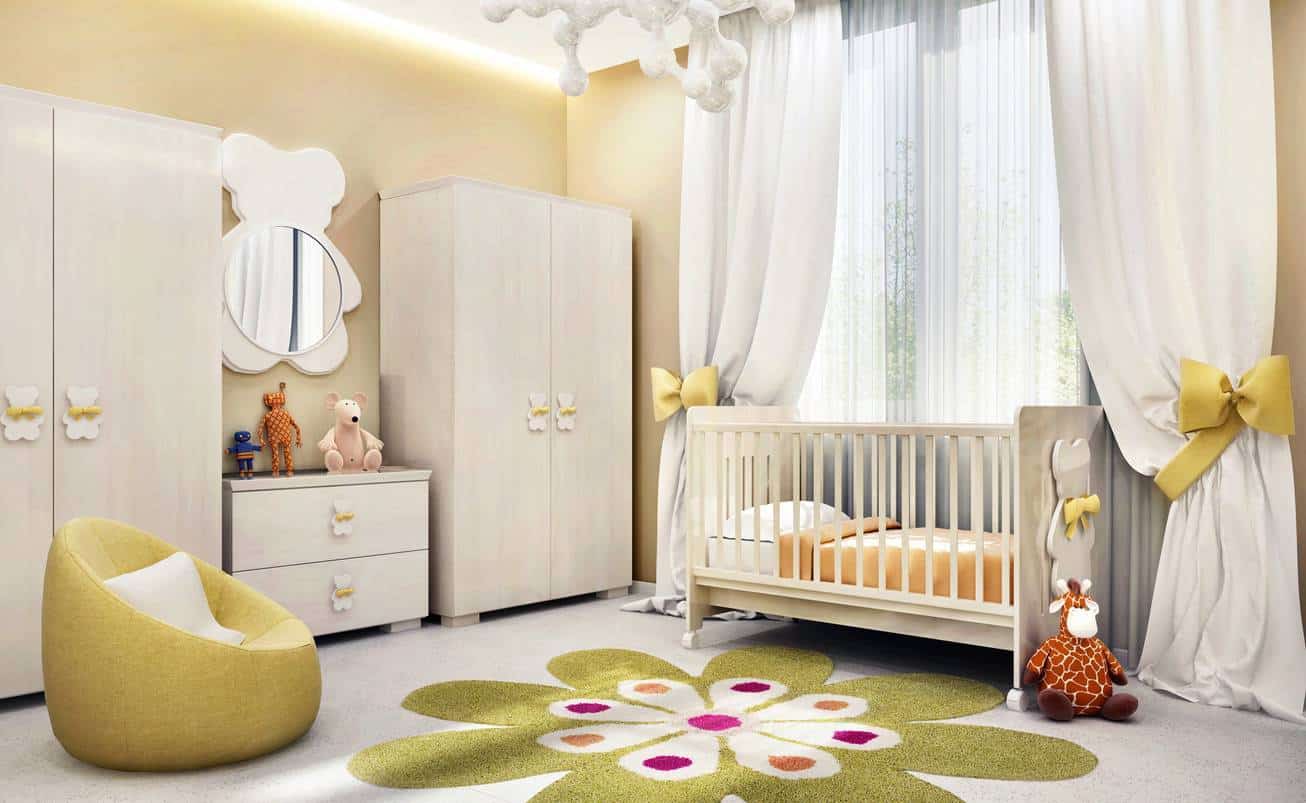 Aménagement chambre d'enfant dressing rangement