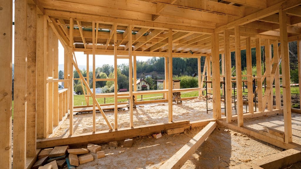 sont les différentes étapes pour construire une maison en bois