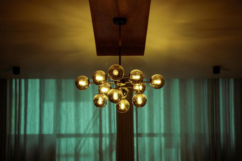 suspension en verre fumée